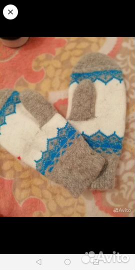 Варежки снегири