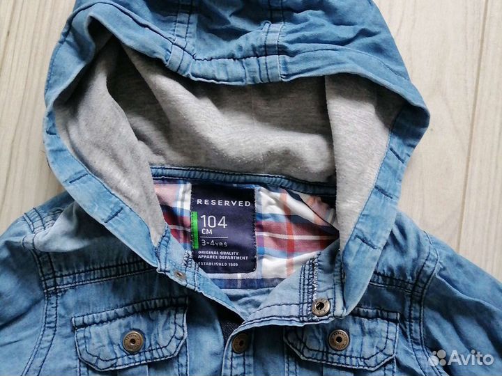 Джинсовая рубашка Reserved 104