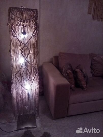 Торшер ikea,ручная работа