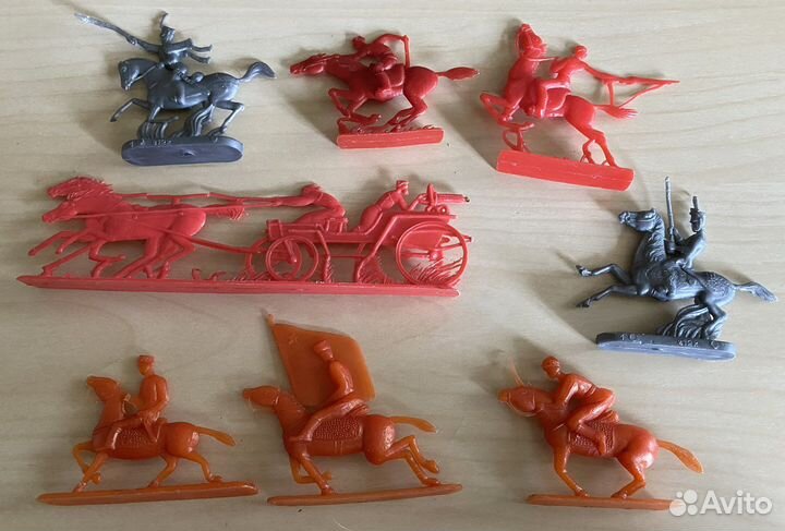 Солдатики пластмассовые СССР конные