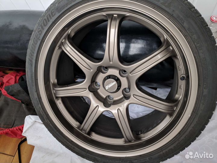 Колеса R18 A-tech eraser +bridgestone 235/40