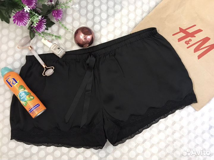 Шорты женские атласные H&М