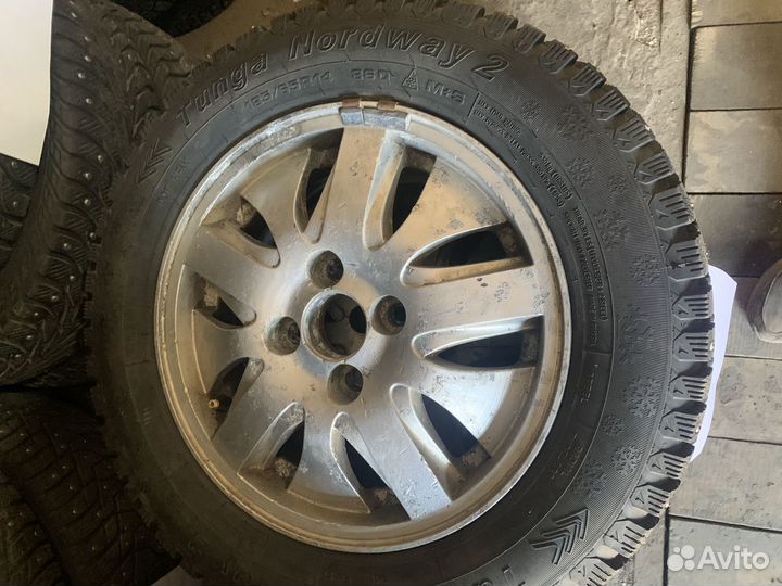 Колеса на Daewoo 4/100 цо 56.6 r14 зима