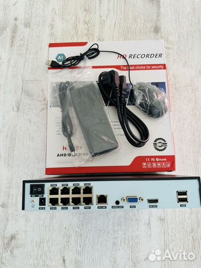 Ip видеорегистратор 8 Poe 1 Lan