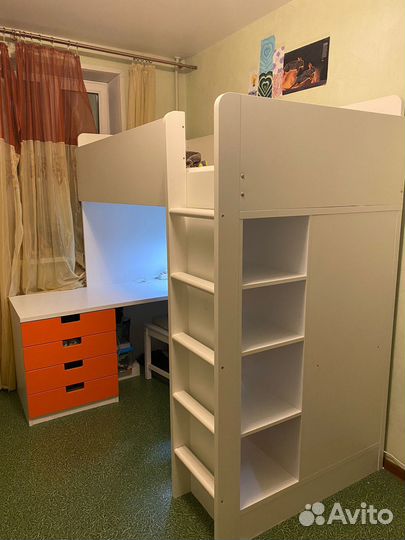 Кровать-чердак IKEA Стува