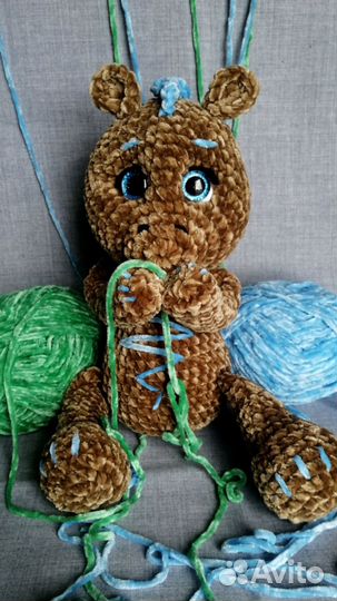 Вязаные игрушки дракон