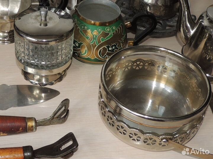 Кофейник чайник турка сахарница чугунок СССР