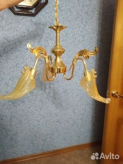 Люстра потолочная подвесная бу