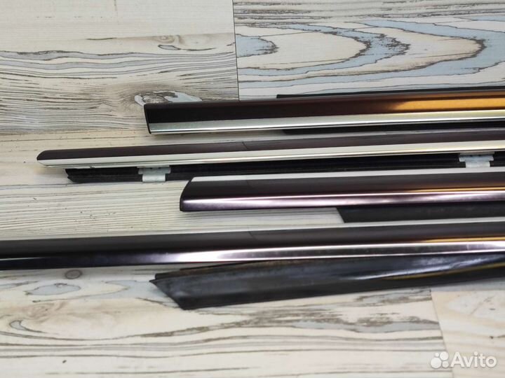 Хром молдинги стёкол W203