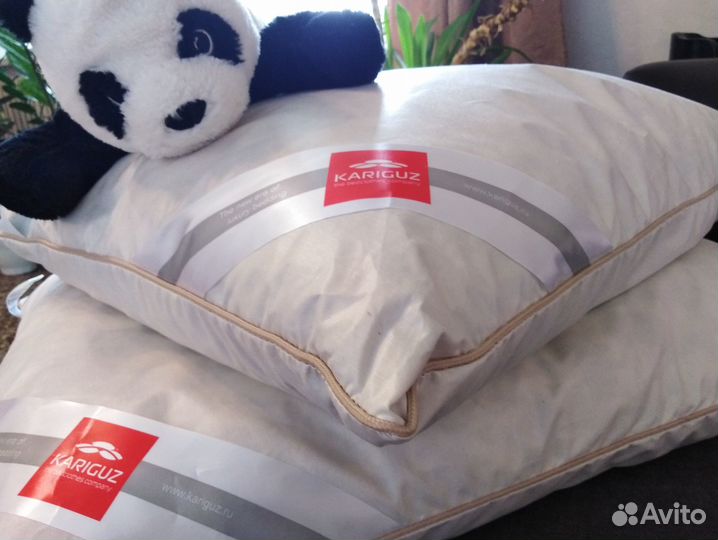 Подушка пухоперовая новая (серия natur)