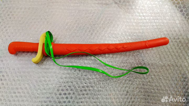 Сабля детская пластмассовая с ножнами СССР