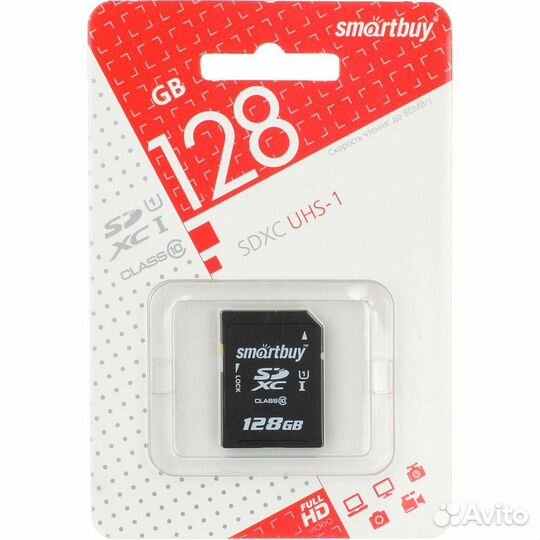 Карта памяти micro SD 128 gb Smartbuy