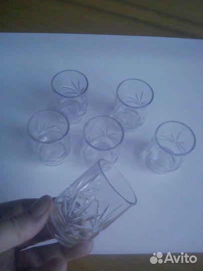 СССР Рюмки -Стопки для Коньяка 6 шт Новые Оригинал