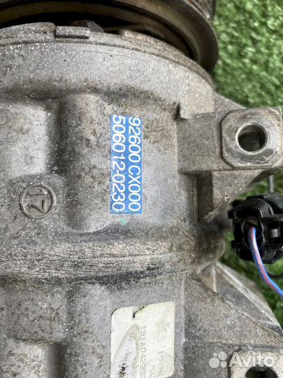 Компрессор кондиционера QR20DE Nissan Serena C24 T