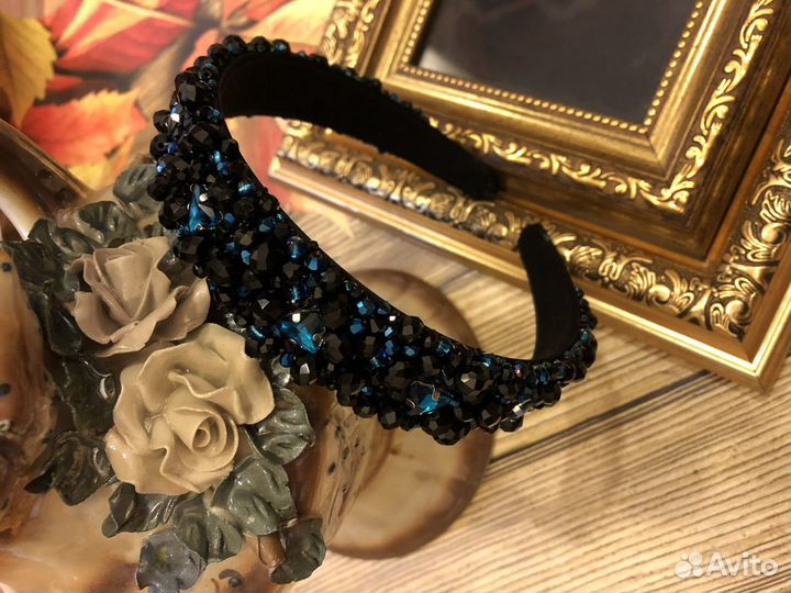 Ободок для волос ручной работы