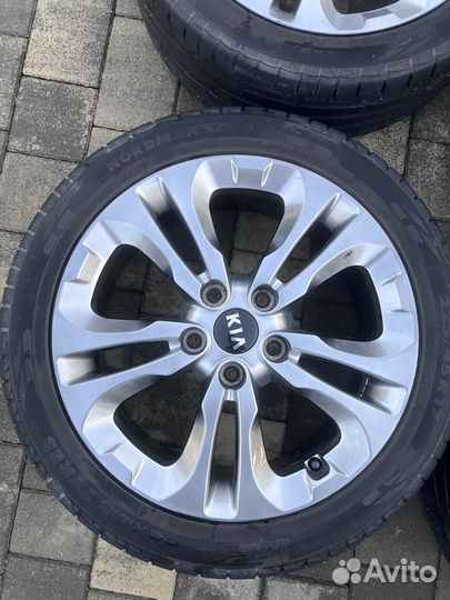 Колеса лето 225 45 r17 5x114.3 kia