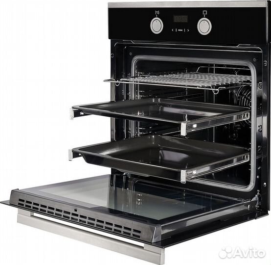 Духовой шкаф Kuppersberg HH668T черный/серебристый