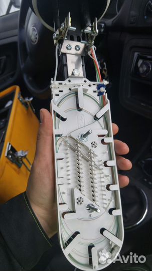 Монтаж волс сварка оптики оптоволокна рефлектограм