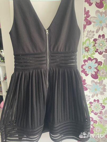 Вечернее платье черное s