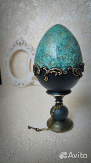 Пасхальное интерьерное яйцо
