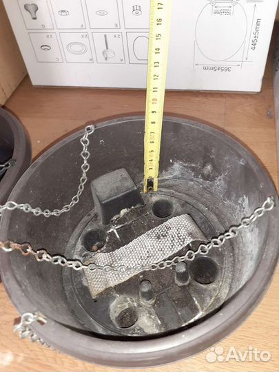 Кашпо подвесные, 2 новые и 2 б/у