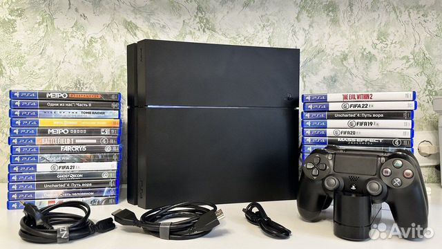 Sony playstation 4 Ps 4 fat + 550 игр и доставка купить в Москве с ...