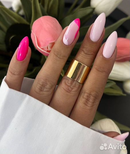 Педикюр с покрытием / Маникюр комбинированный