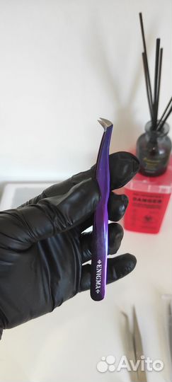 Пинцет для наращивания ресниц