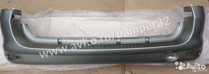 Лада Ларгус бампер задний в цвет Серый базальт 242