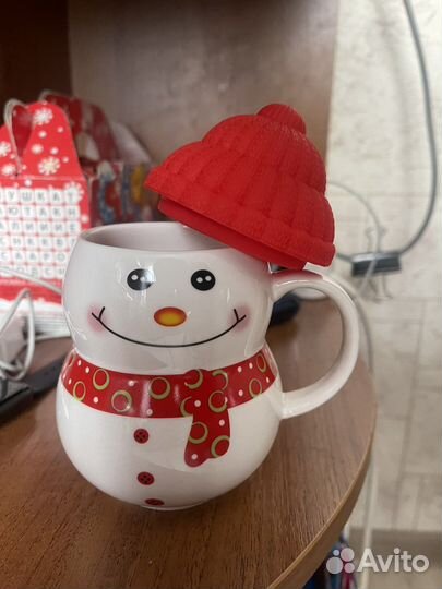 Кружка снеговик