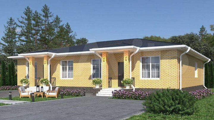 Таунхаус 77 м² на участке 9,5 сот.