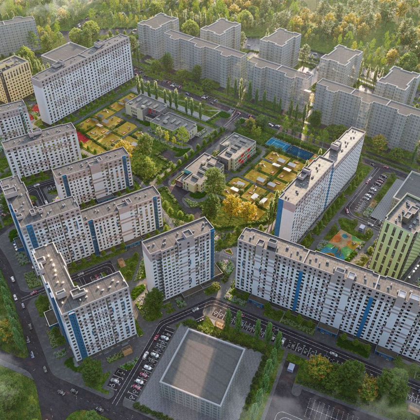 2-к. квартира, 49,3 м², 6/16 эт.