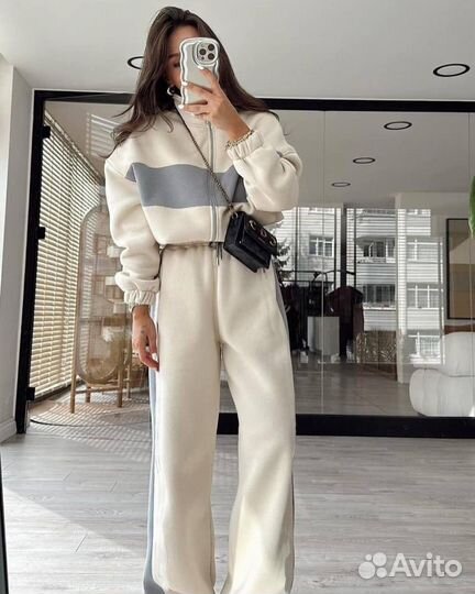 Костюм двойка женский с начесом зимняя