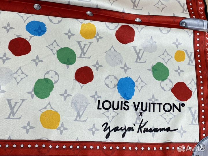 Платок шелковый в конверте с пакетом Louis Vuitton