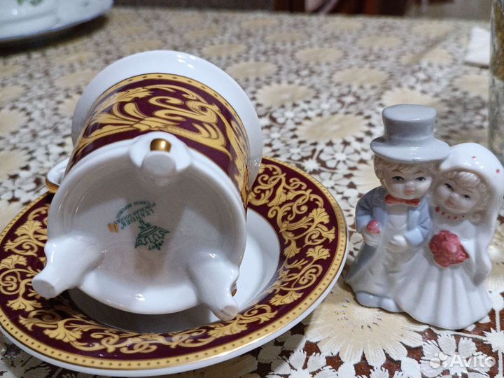 Чашка с блюдцем ГДР, Польша