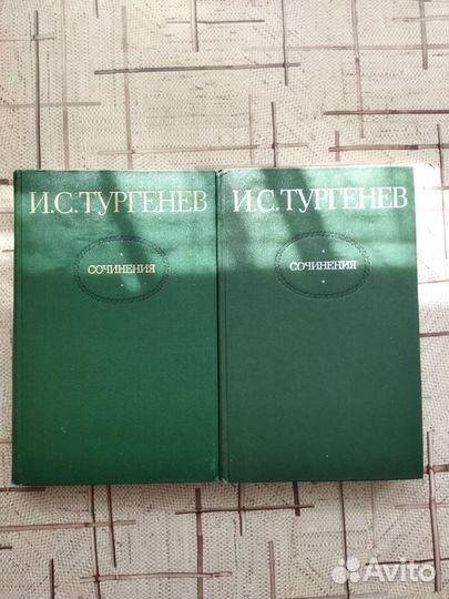 Собрание сочинений Тургенева в двух томах