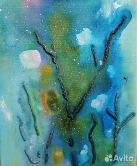 Интерьерная картина текстурная