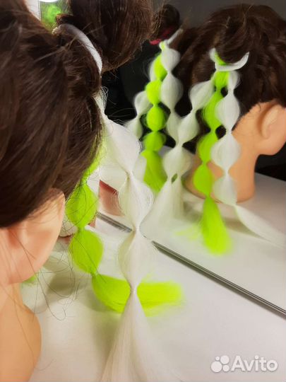 Комплект детских резинок афрорезинка для волос