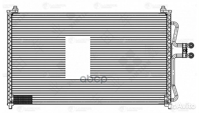 Конденсер ford maverick 2.0/2.3/3.0 01- ford