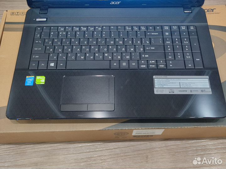 Ноутбук Acer E1-772G-54204G50Mnsk (Полный Комплект