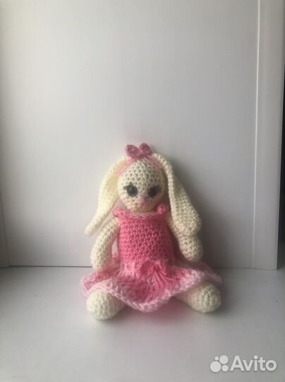 Мягкая игрушка заяц ручной работы