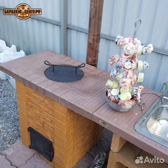 Модульная зона барбекю