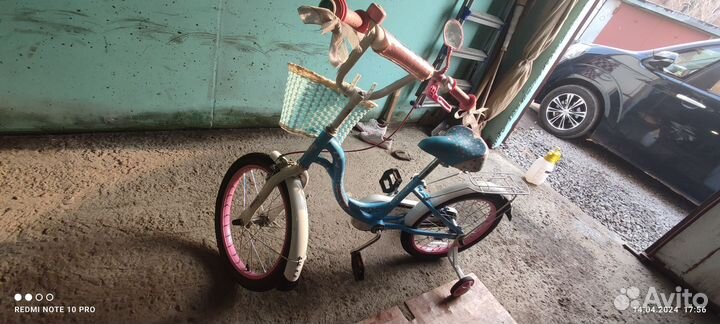 Велосипед детский 18 дюймов для девочки