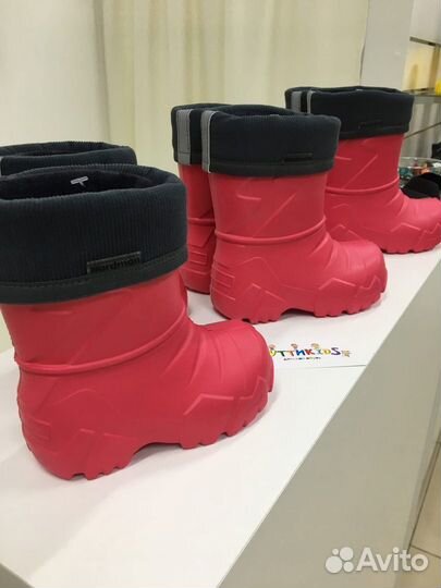 Резиновые сапоги Nordman kids (красные) р.26/27