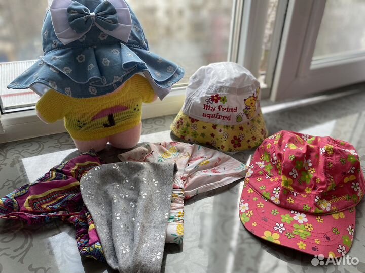 Панамки, повязки, косынки р. 52 на дев
