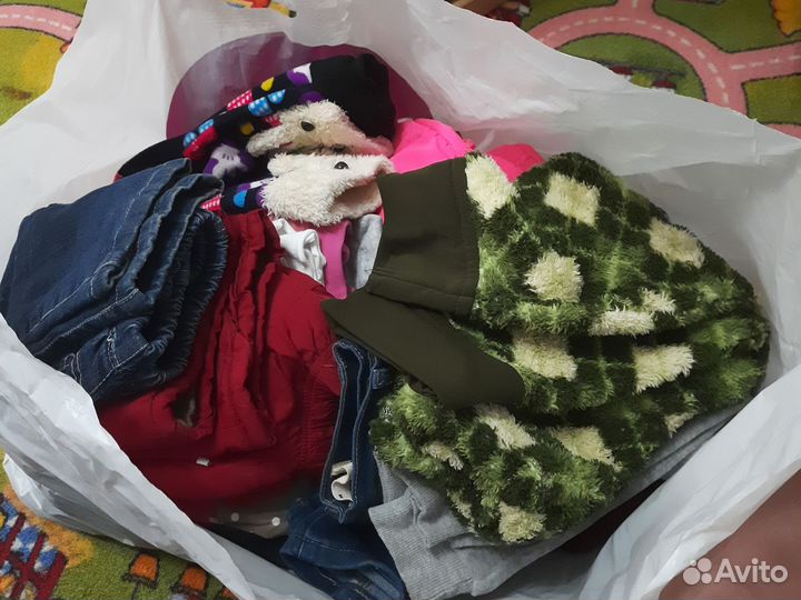 Детская одежда для девочек 92 98 пакетом