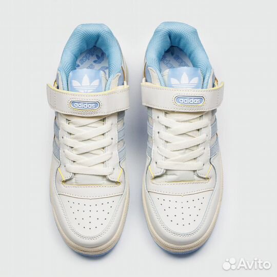 Кроссовки Adidas Forum Low White Sky Blue Wmns