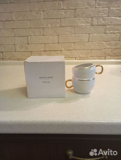 Чашка с блюдцем Орифлейм новая