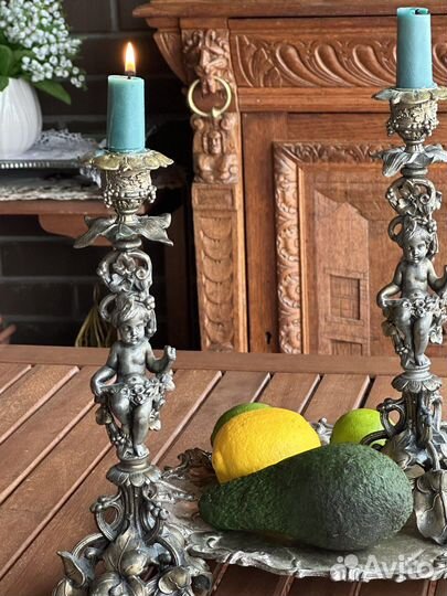 Антикварные Подсвечники