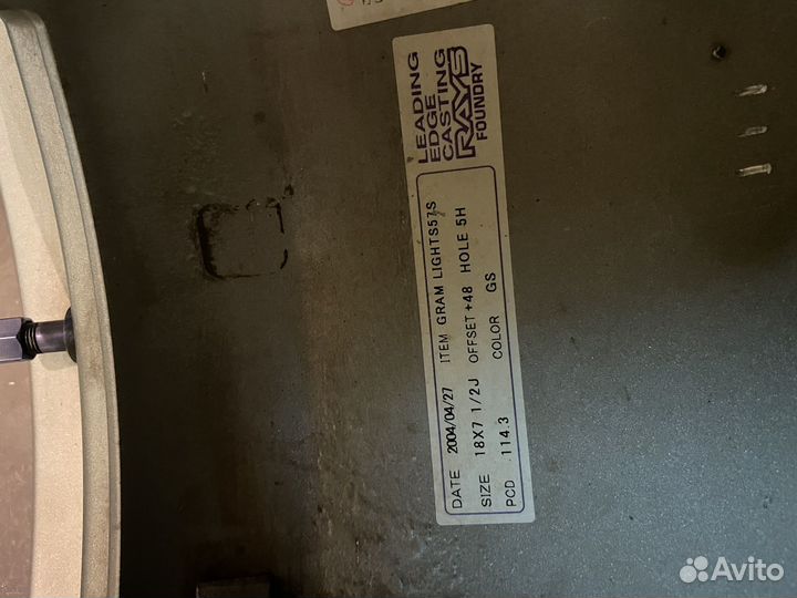 Диски rays gram